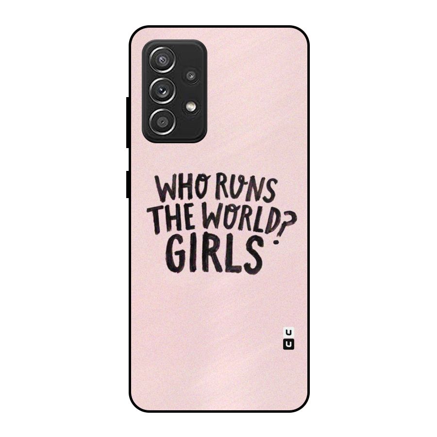 Girls World Metal Back Case for Galaxy A52s 5G