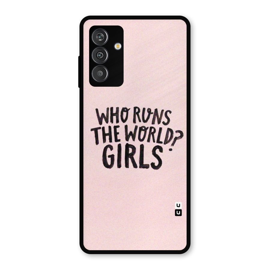 Girls World Metal Back Case for Galaxy F13