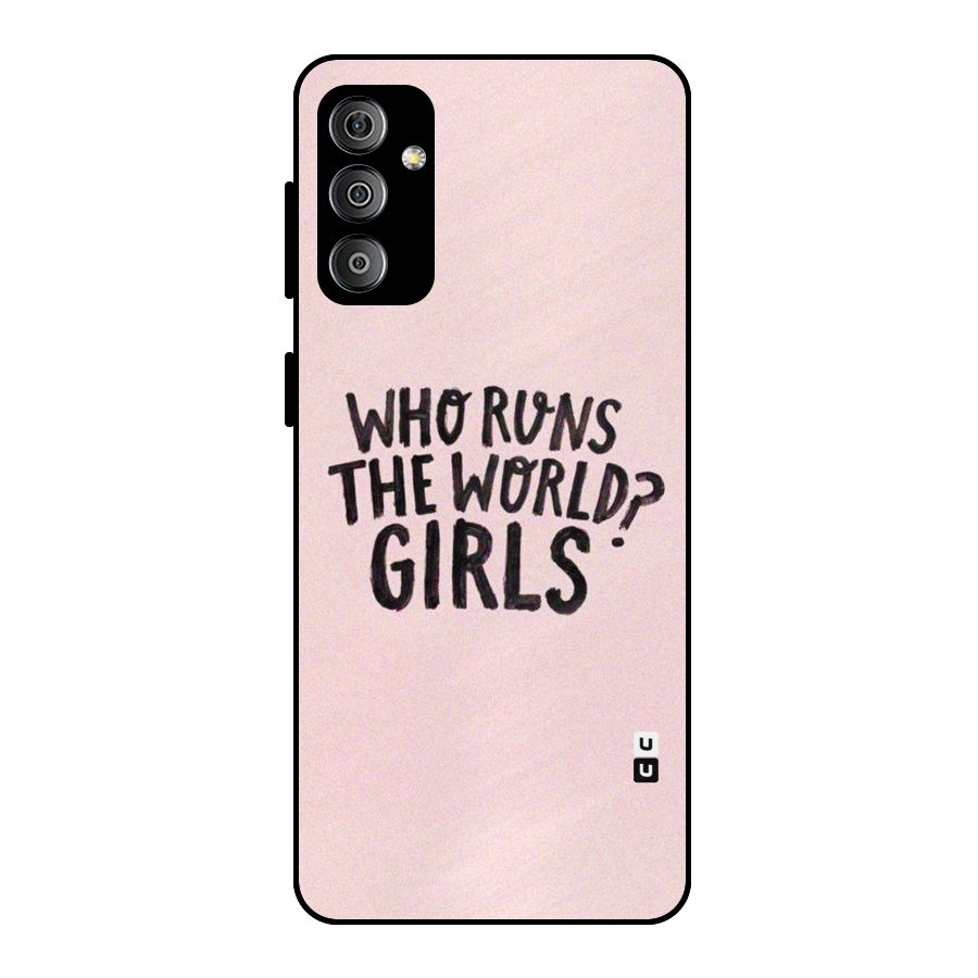 Girls World Metal Back Case for Galaxy F23