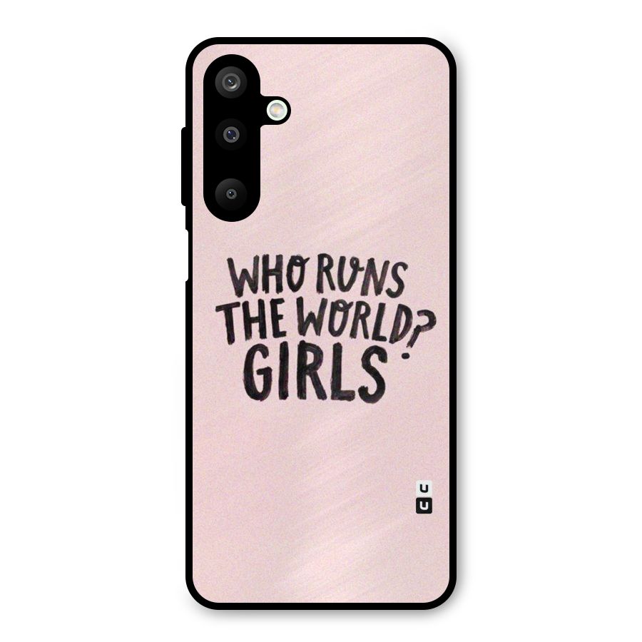 Girls World Metal Back Case for Galaxy M16