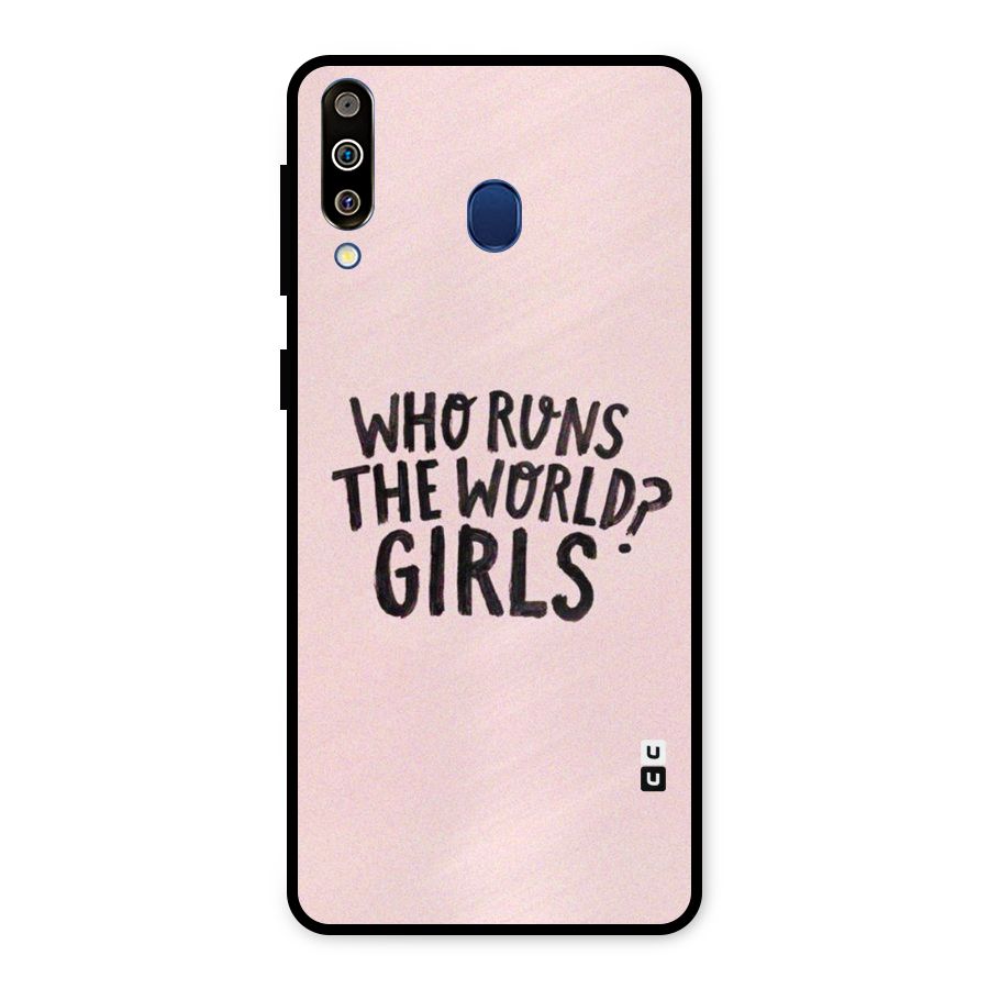 Girls World Metal Back Case for Galaxy M30