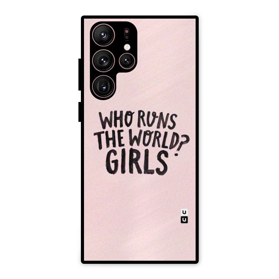 Girls World Metal Back Case for Galaxy S22 Ultra 5G