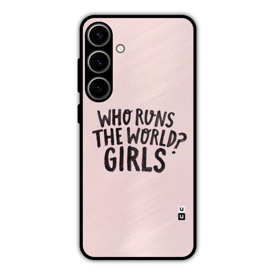 Girls World Metal Back Case for Galaxy S24 Plus