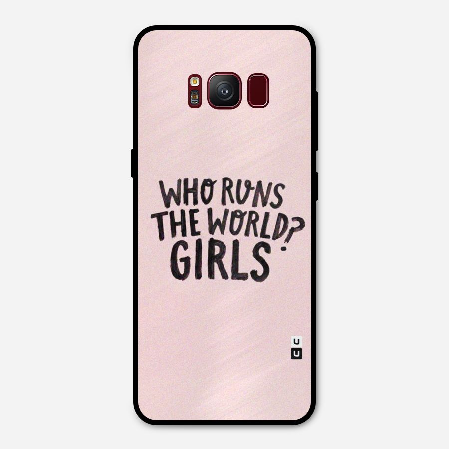 Girls World Metal Back Case for Galaxy S8