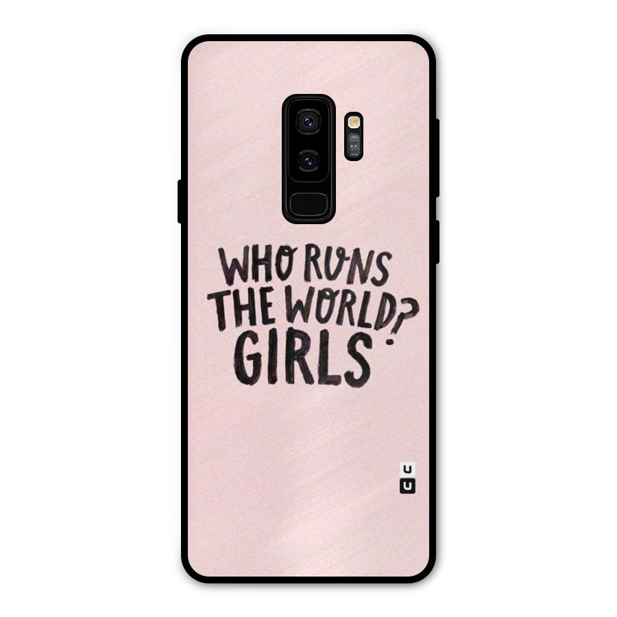 Girls World Metal Back Case for Galaxy S9 Plus