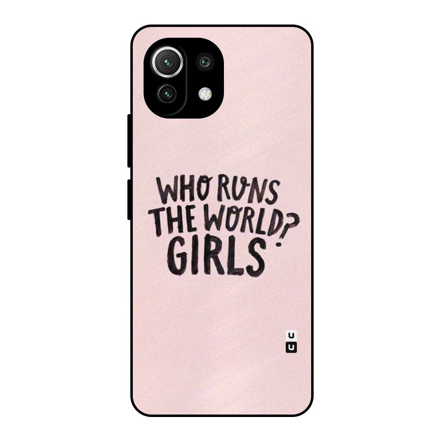 Girls World Metal Back Case for Mi 11 Lite NE 5G