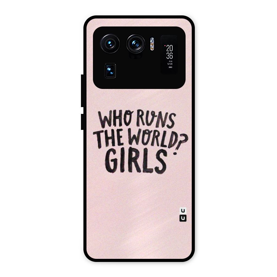 Girls World Metal Back Case for Mi 11 Ultra