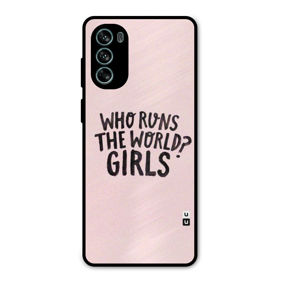 Girls World Metal Back Case for Moto G62