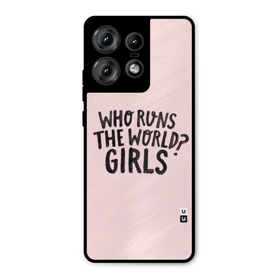 Girls World Metal Back Case for Motorola Edge 50 Pro