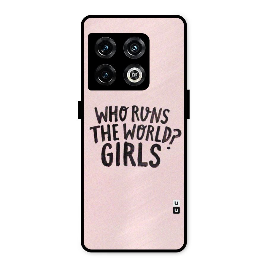 Girls World Metal Back Case for OnePlus 10 Pro 5G