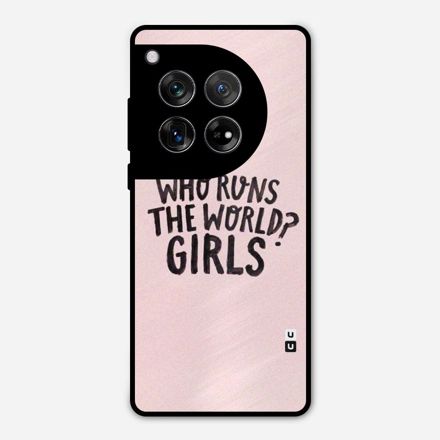 Girls World Metal Back Case for OnePlus 12
