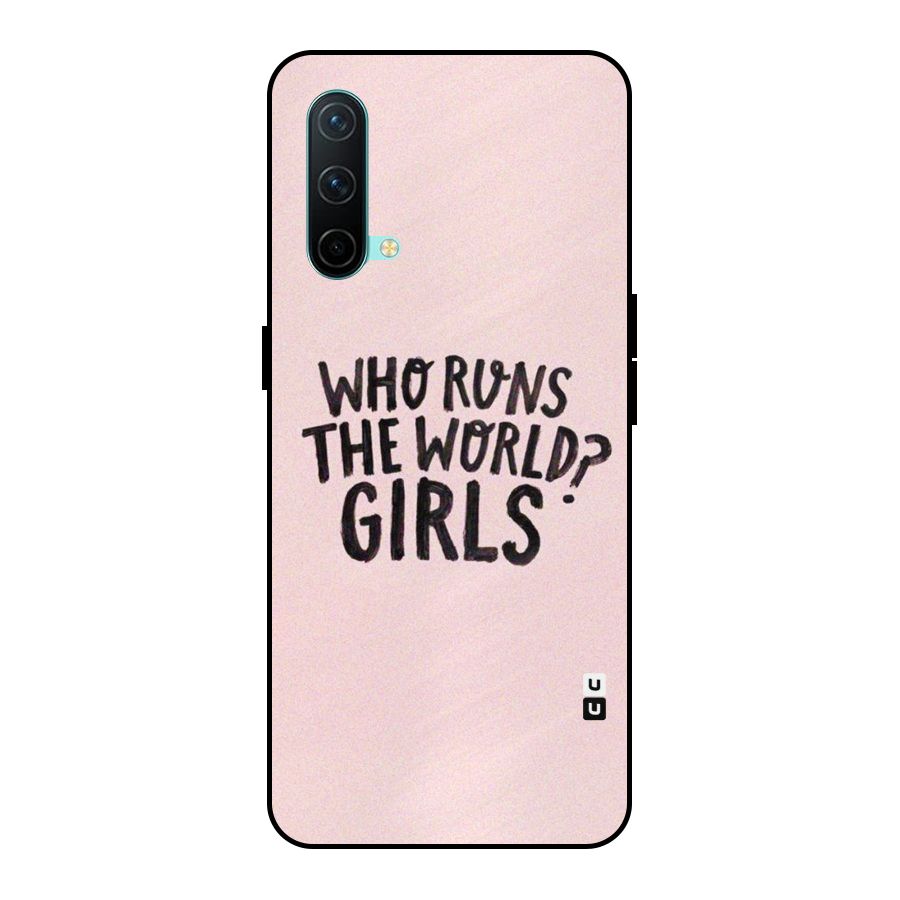 Girls World Metal Back Case for OnePlus Nord CE 5G