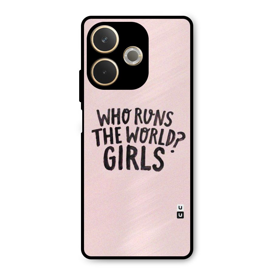 Girls World Metal Back Case for Oppo A5 Pro