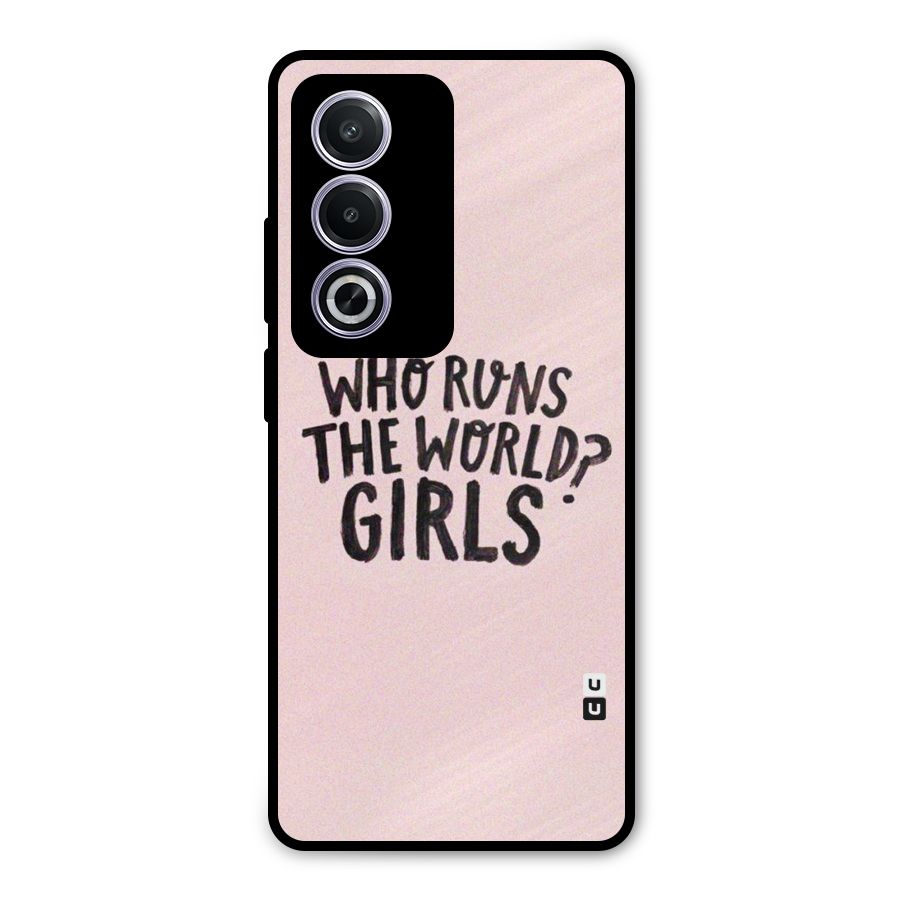 Girls World Metal Back Case for Oppo K12x