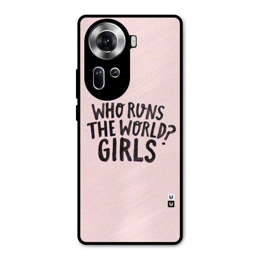 Girls World Metal Back Case for Oppo Reno11 5G