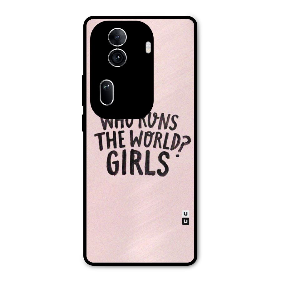 Girls World Metal Back Case for Oppo Reno11 Pro 5G