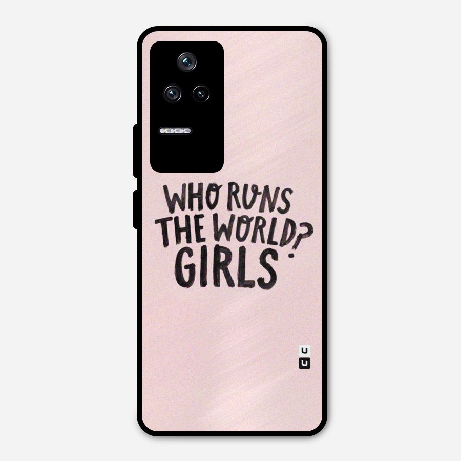 Girls World Metal Back Case for Poco F4 5G