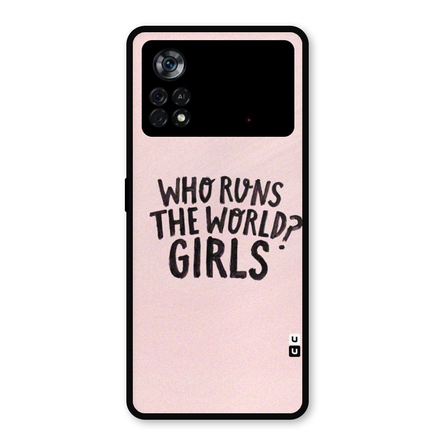 Girls World Metal Back Case for Poco X4 Pro 5G