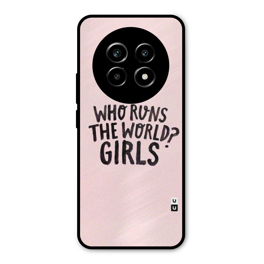 Girls World Metal Back Case for Realme 13 Pro