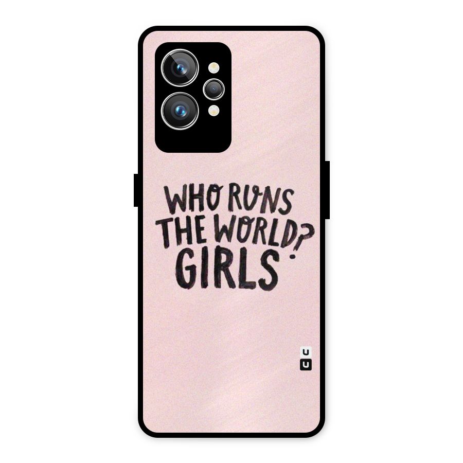 Girls World Metal Back Case for Realme GT2 Pro