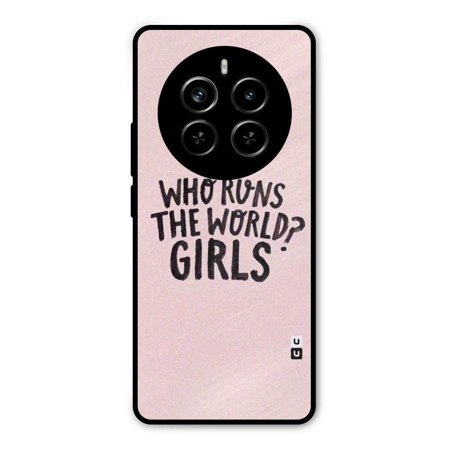 Girls World Metal Back Case for Realme P1 Pro