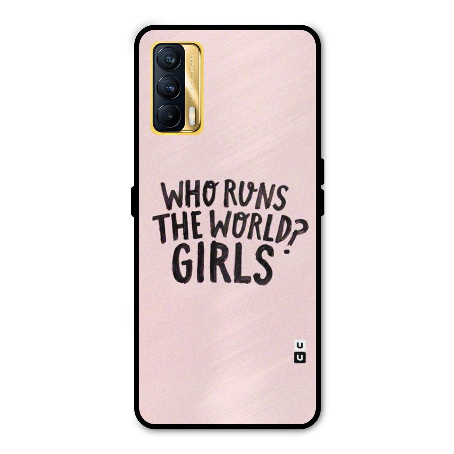Girls World Metal Back Case for Realme X7