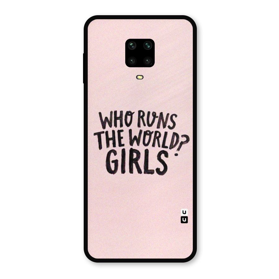 Girls World Metal Back Case for Redmi Note 10 Lite