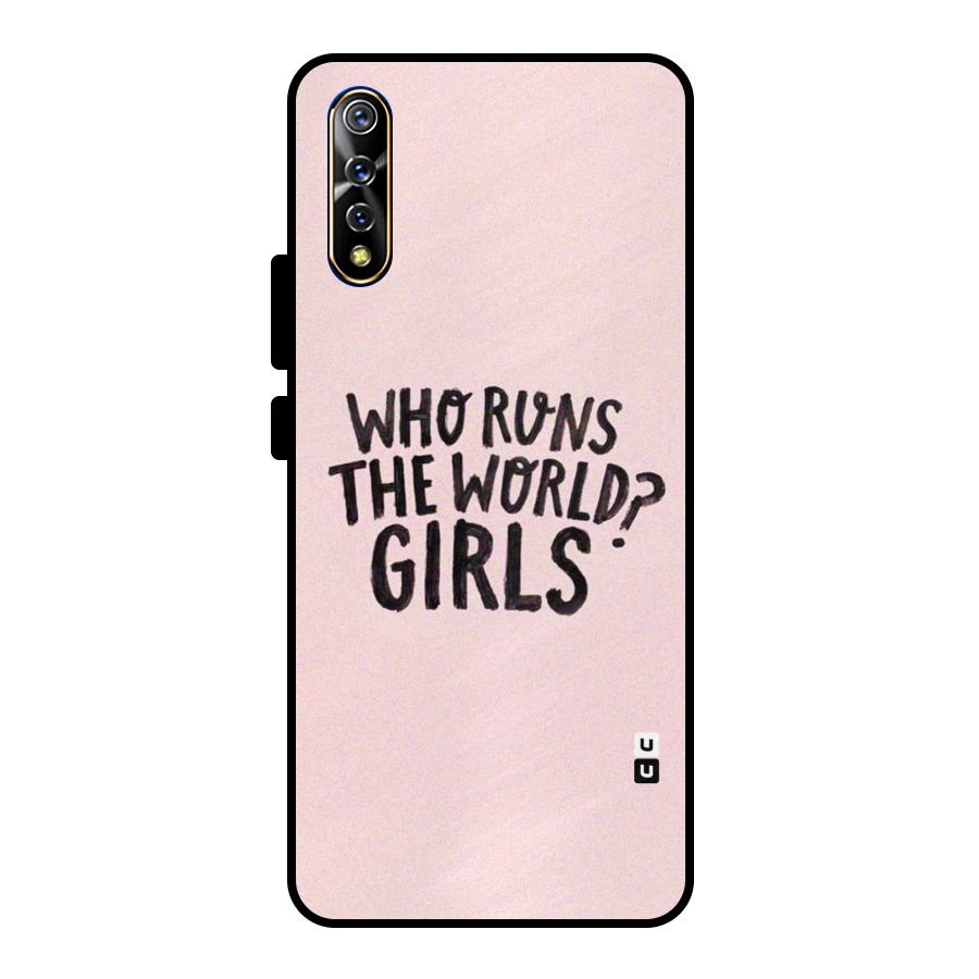 Girls World Metal Back Case for Vivo S1