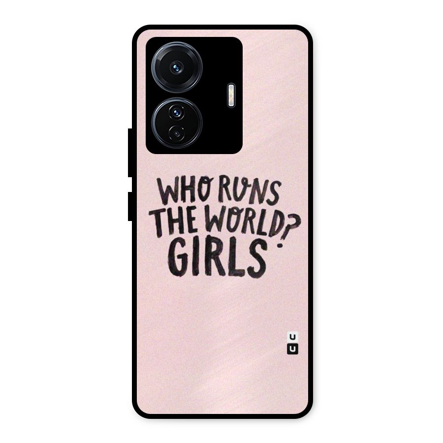 Girls World Metal Back Case for Vivo T1 Pro