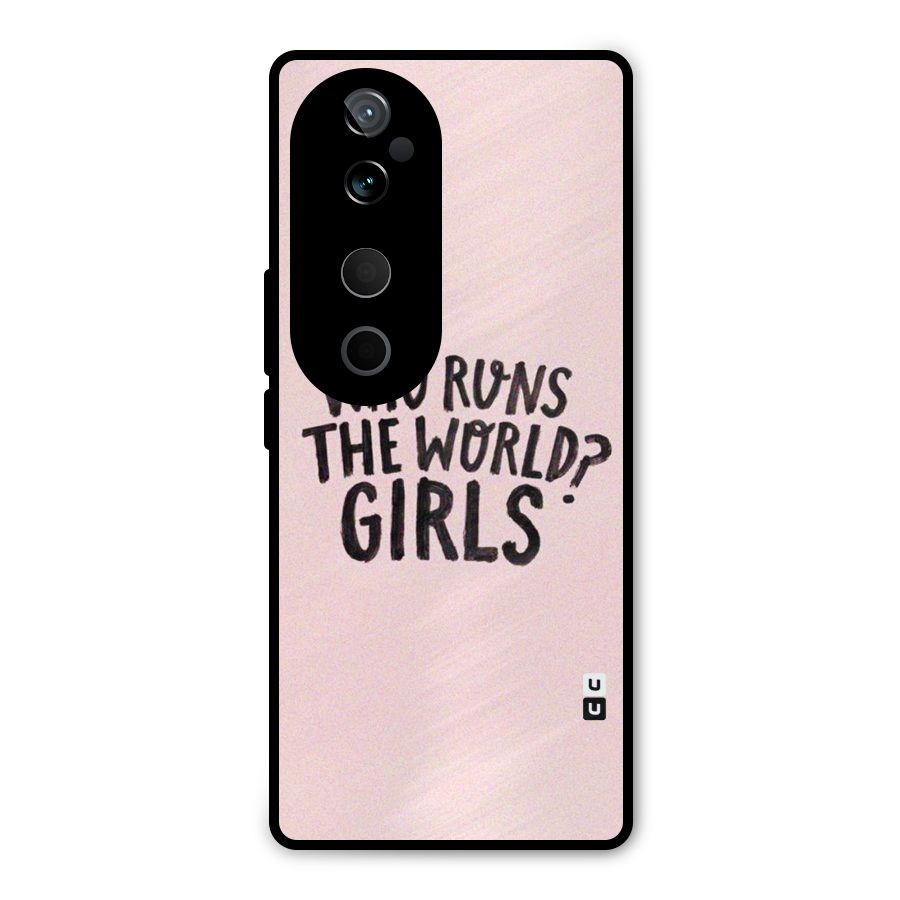 Girls World Metal Back Case for Vivo T3 Ultra