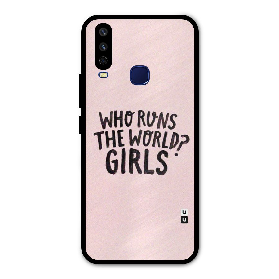 Girls World Metal Back Case for Vivo V17