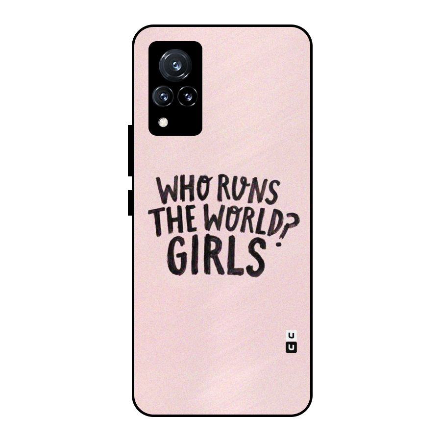 Girls World Metal Back Case for Vivo V21 5G