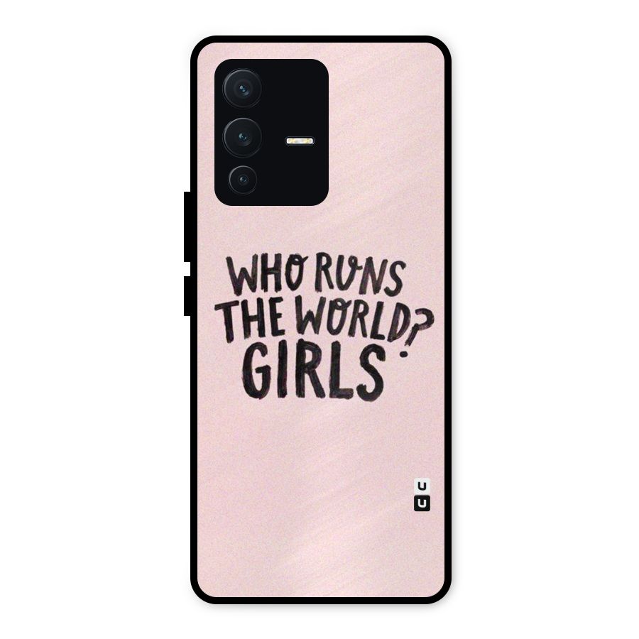 Girls World Metal Back Case for Vivo V23 5G