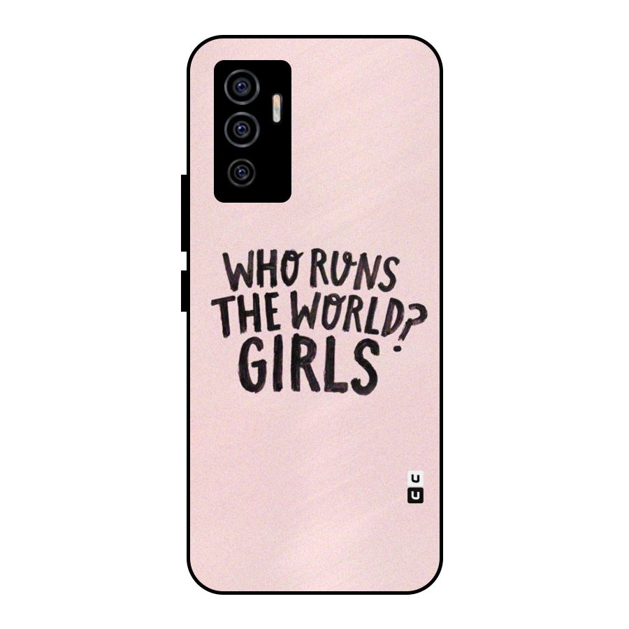 Girls World Metal Back Case for Vivo V23e