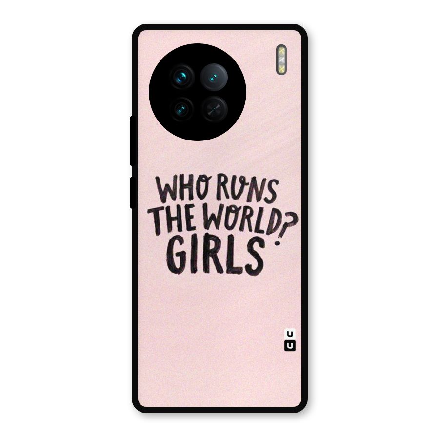 Girls World Metal Back Case for Vivo X90