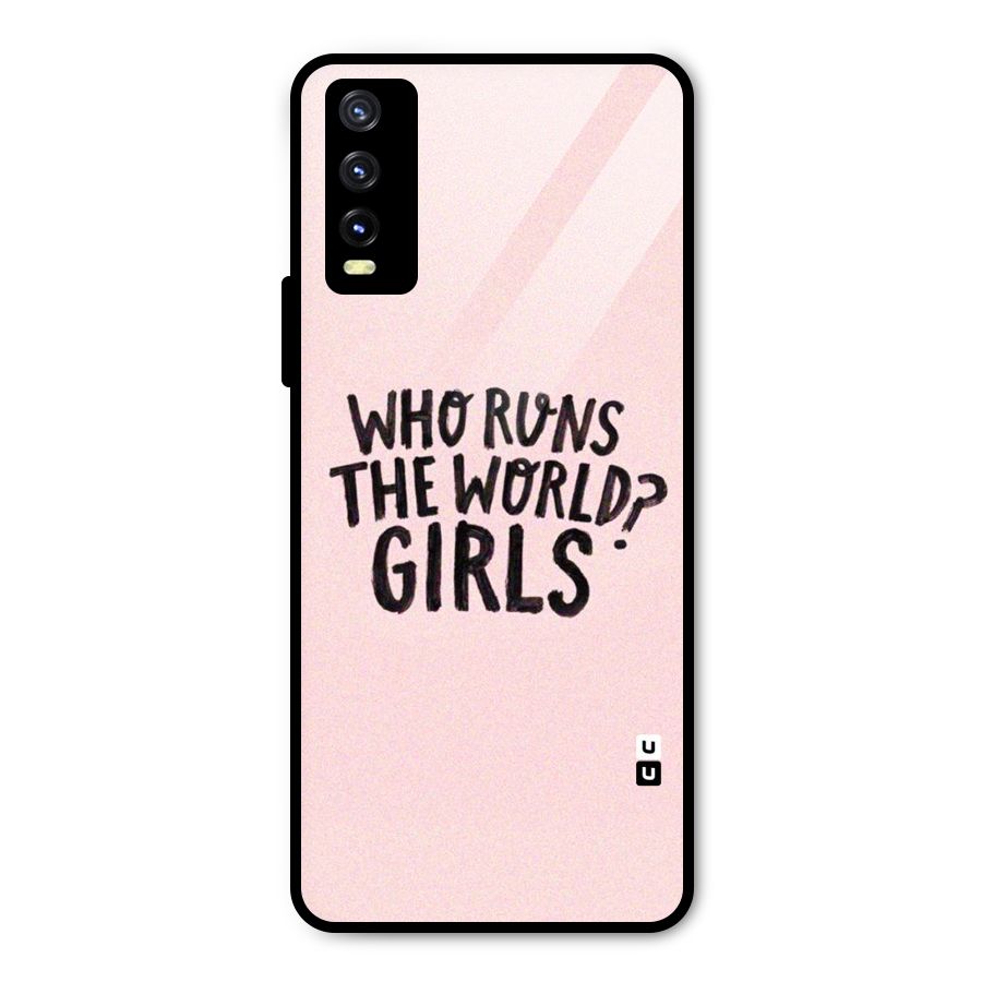 Girls World Metal Back Case for Vivo Y20