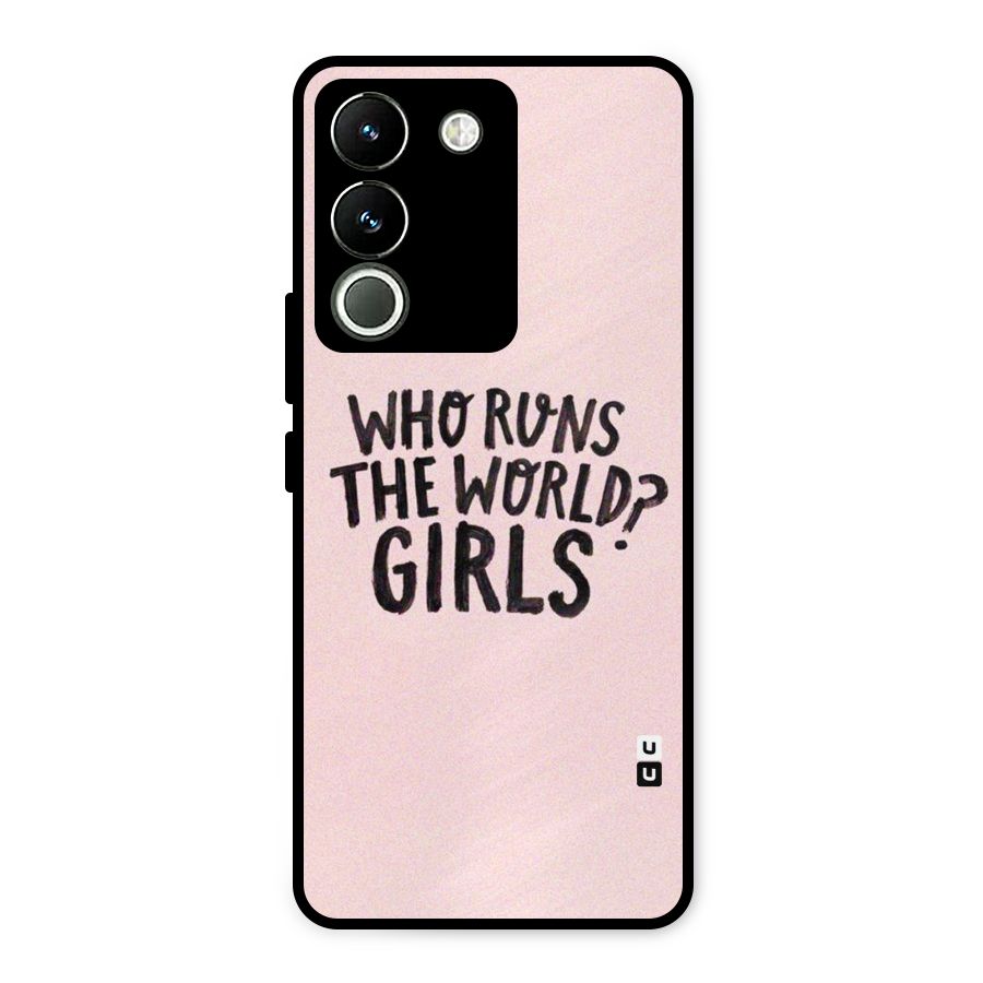Girls World Metal Back Case for Vivo Y200