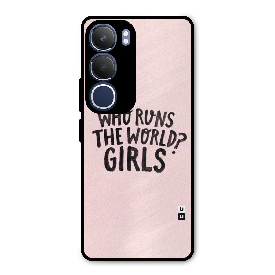 Girls World Metal Back Case for Vivo Y29