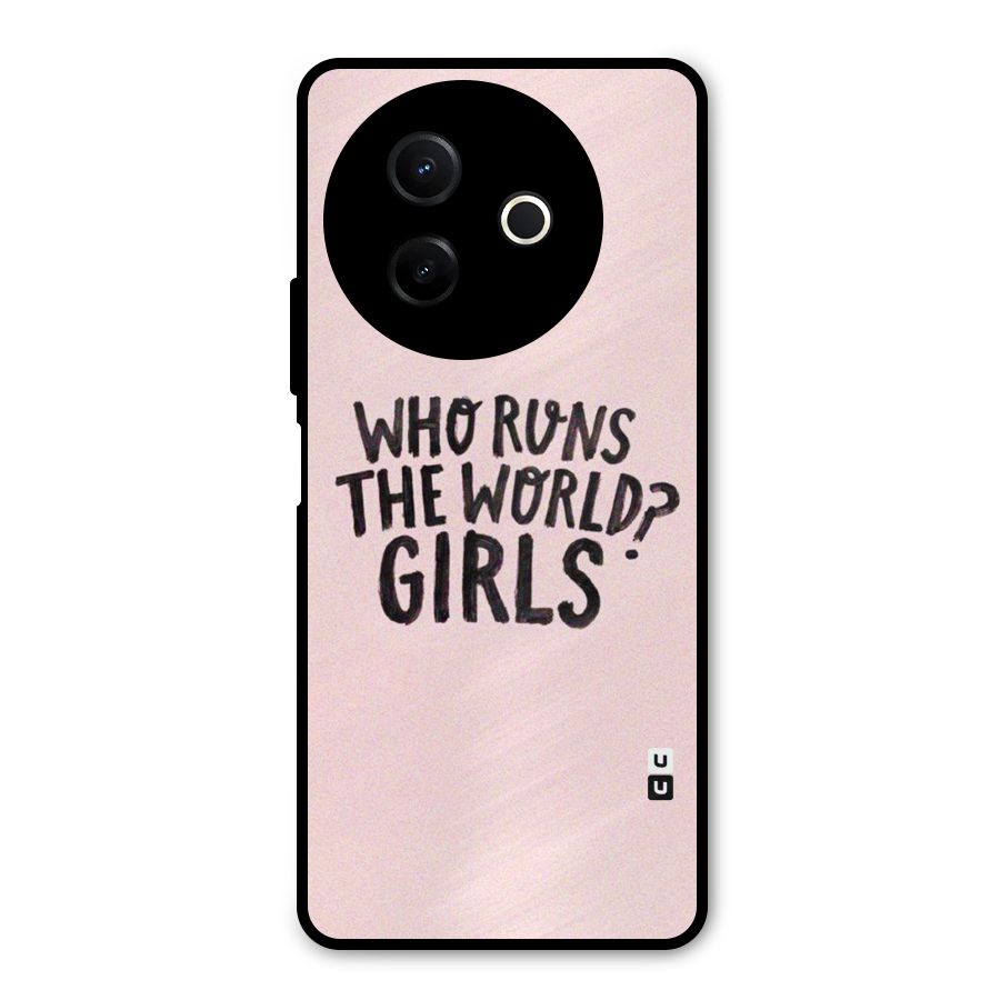 Girls World Metal Back Case for Vivo Y39