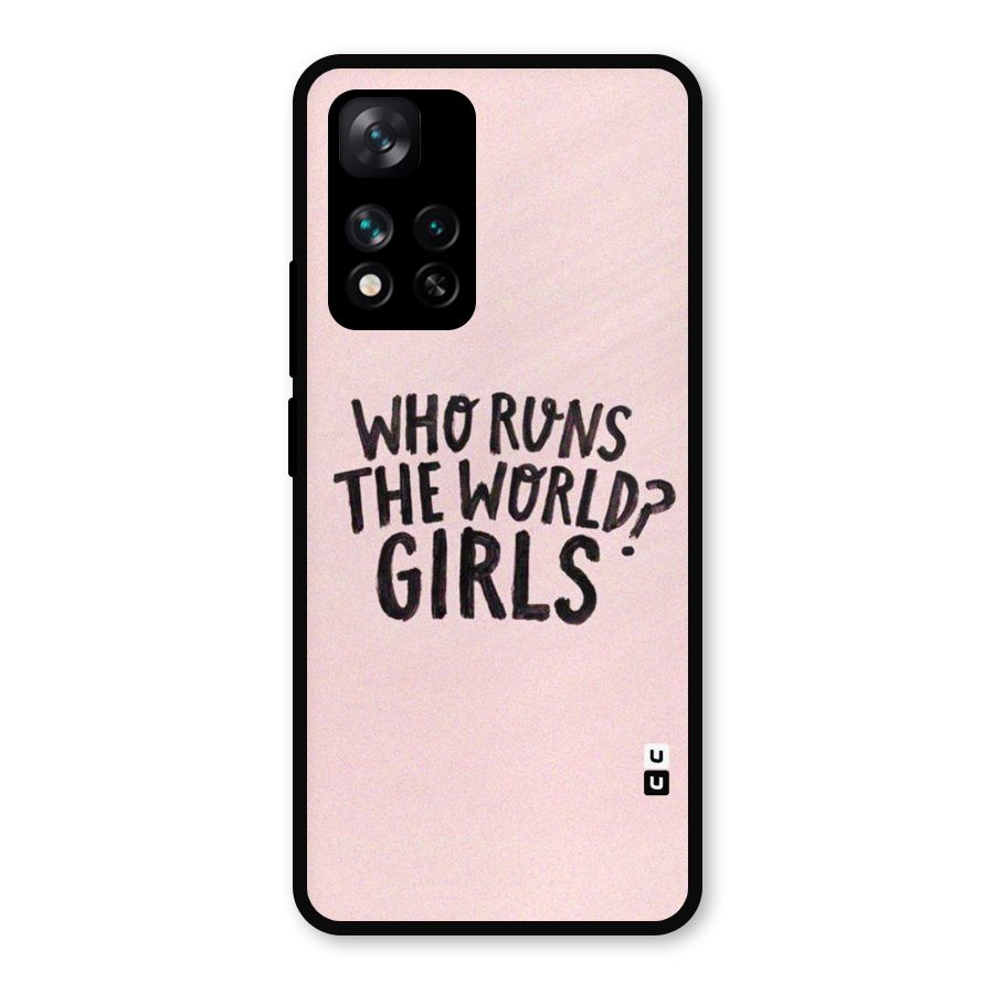 Girls World Metal Back Case for Xiaomi 11i Hypercharge 5G