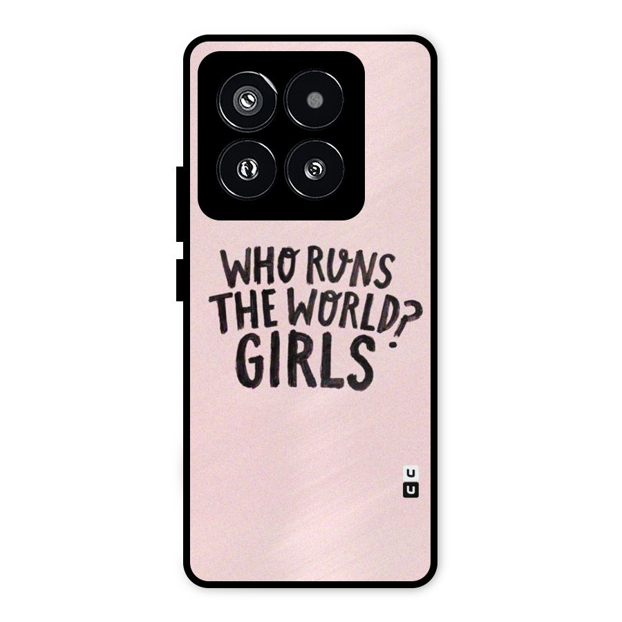 Girls World Metal Back Case for Xiaomi 14 Pro