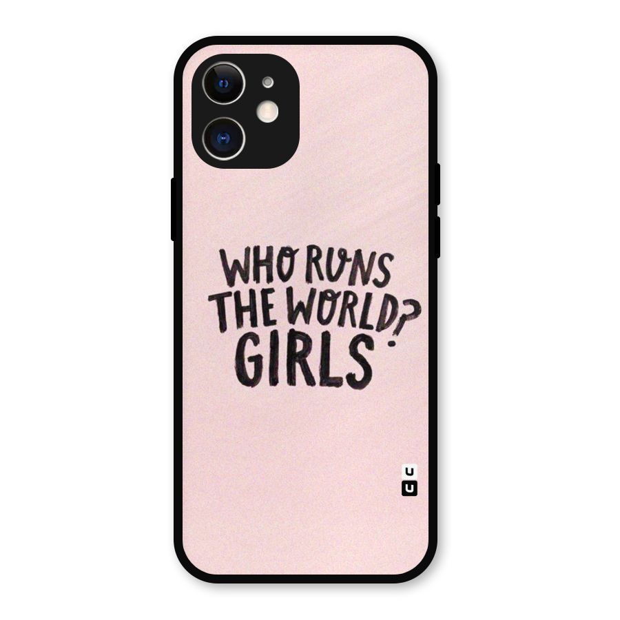 Girls World Metal Back Case for iPhone 12