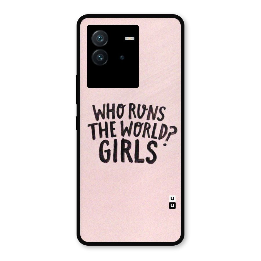 Girls World Metal Back Case for iQOO Neo 6 5G