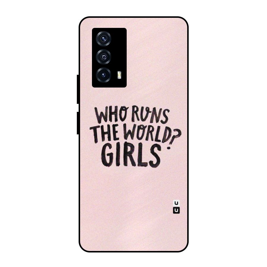 Girls World Metal Back Case for iQOO Z5