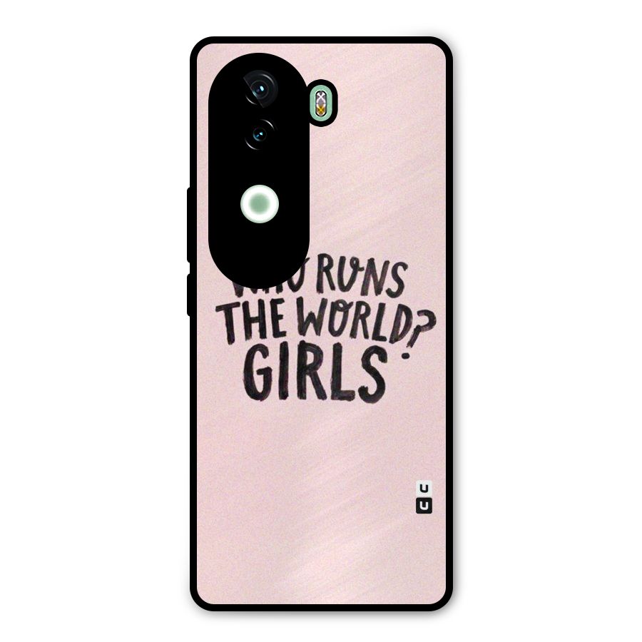 Girls World Metal Back Case for iQOO Z9s