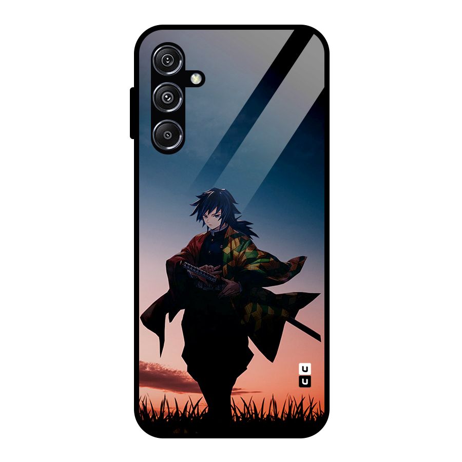 Giyu Tomioka Stance Glass Back Case for Galaxy M34 5G