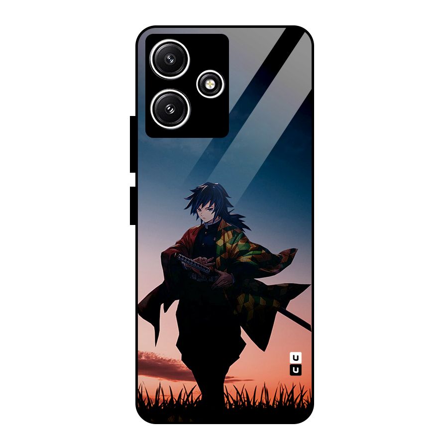 Giyu Tomioka Stance Glass Back Case for Redmi 12 5G