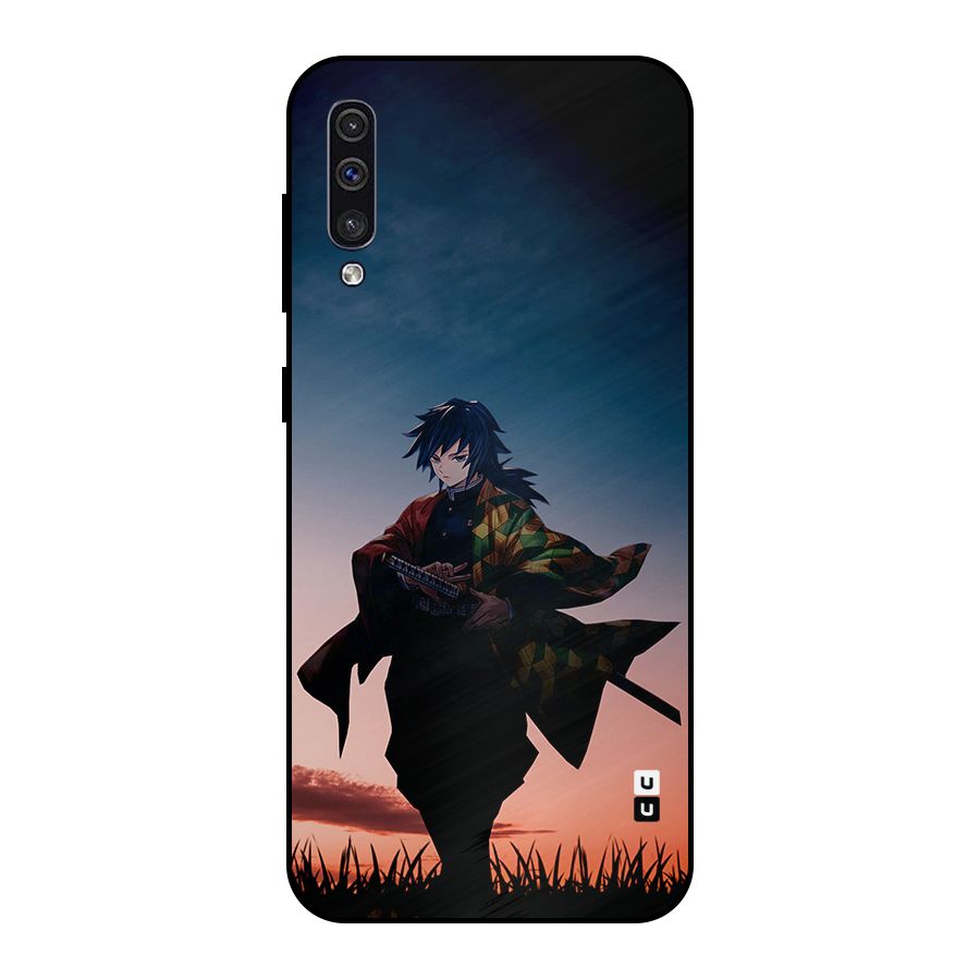 Giyu Tomioka Stance Metal Back Case for Galaxy A30s