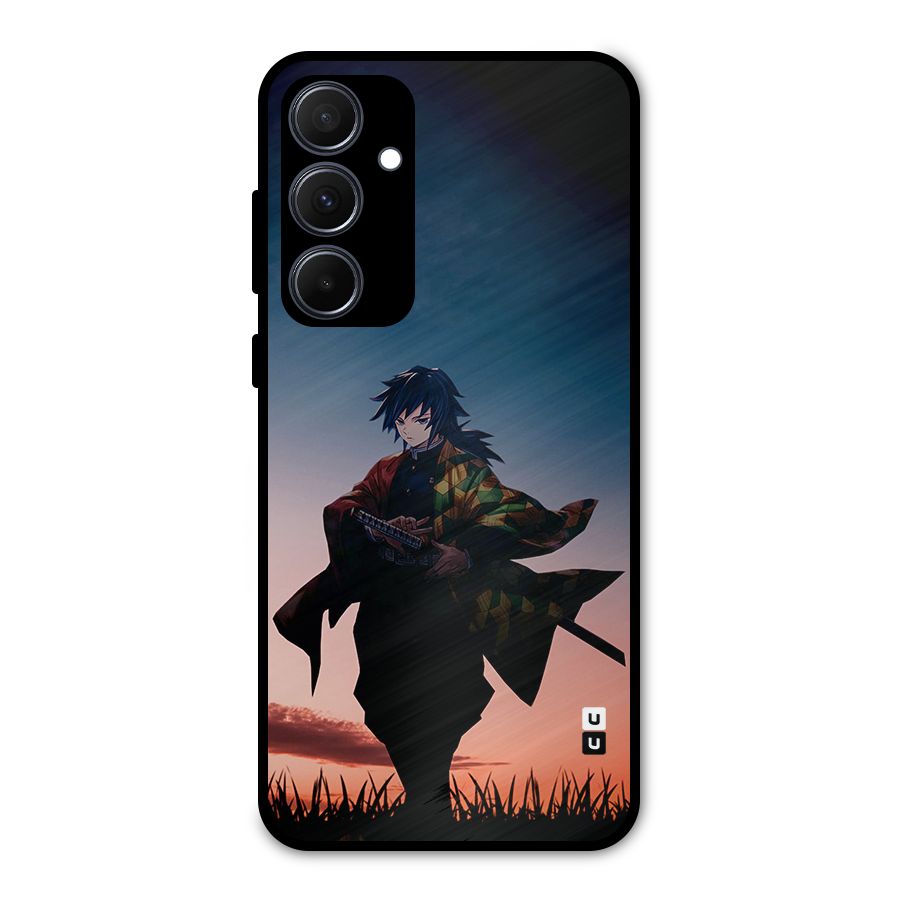 Giyu Tomioka Stance Metal Back Case for Galaxy A35