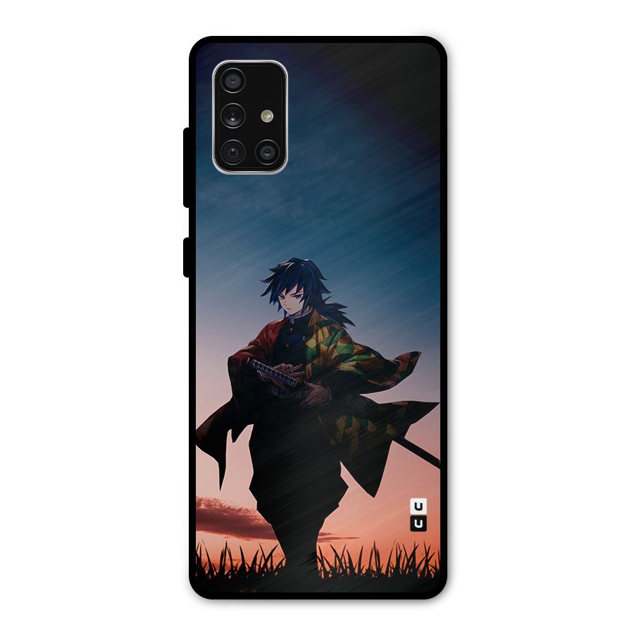 Giyu Tomioka Stance Metal Back Case for Galaxy A71